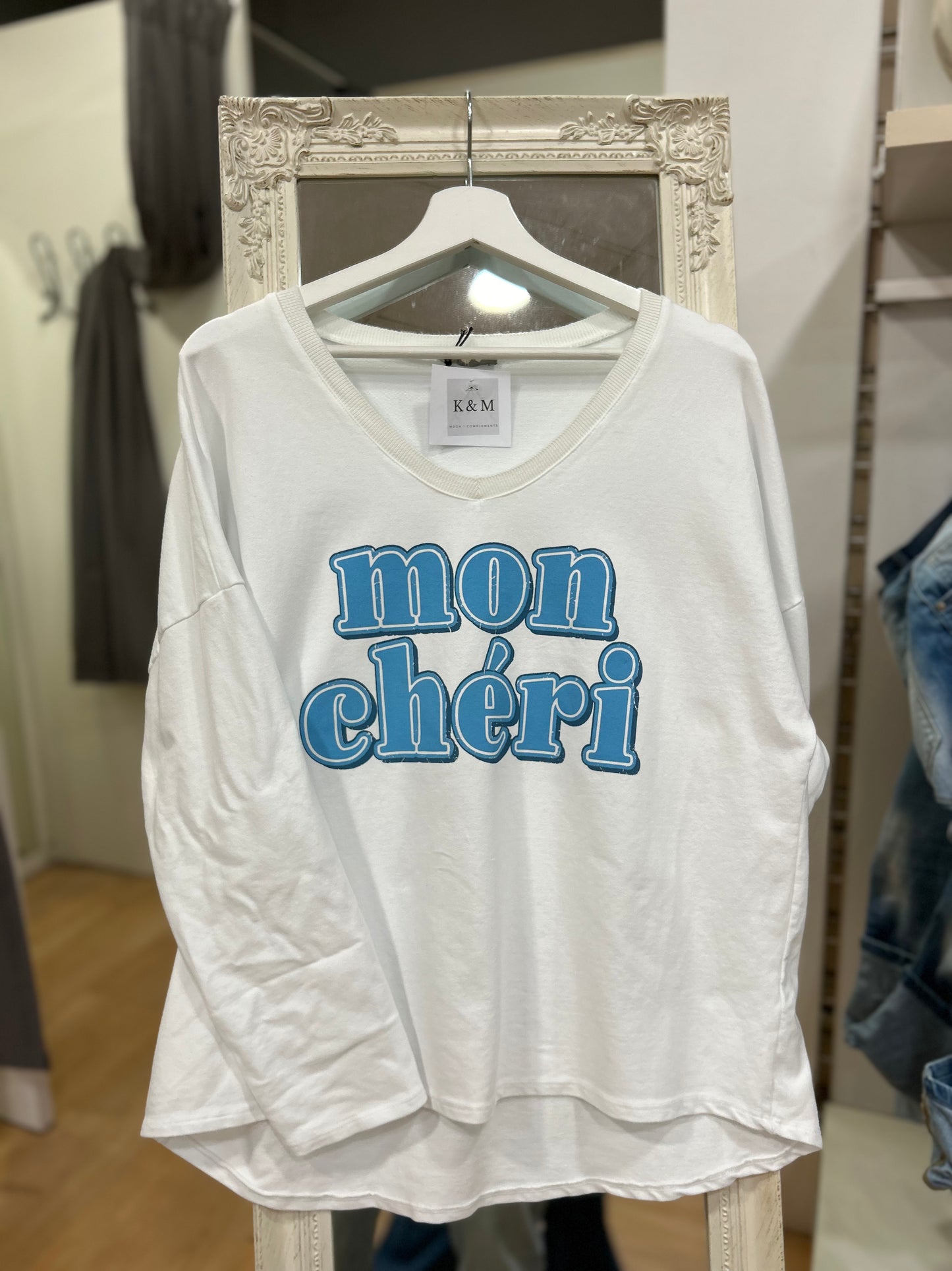 Sudadera Mon Chéri Azul