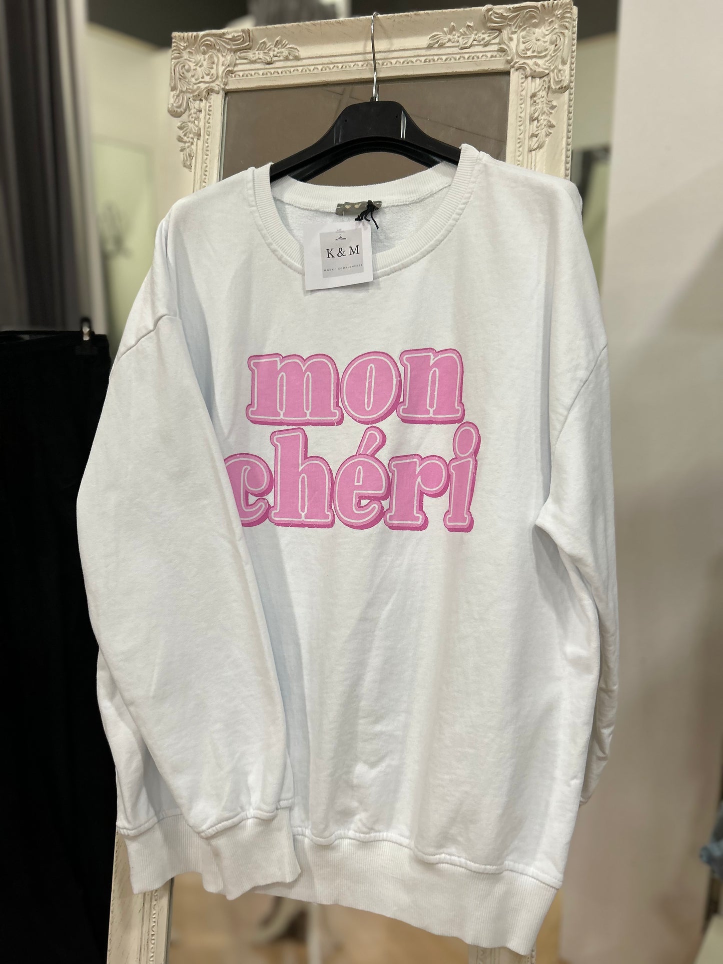 Sudadera Mon Chéri Rosa