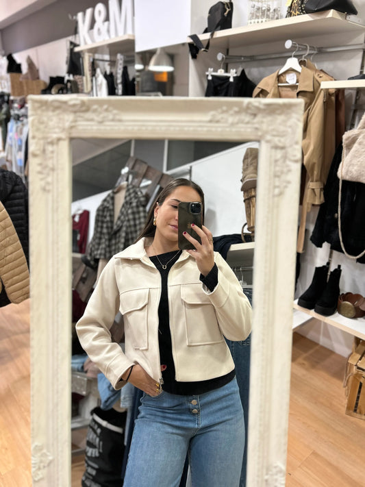 Chaqueta Beige