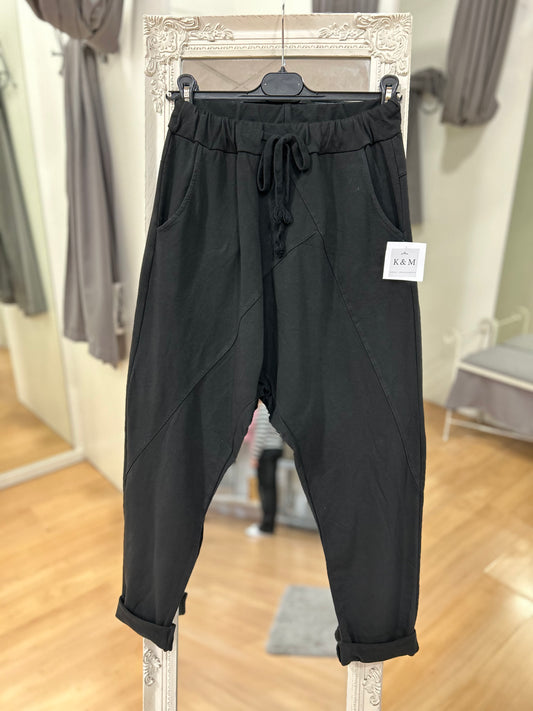 Pantalón baggy negro