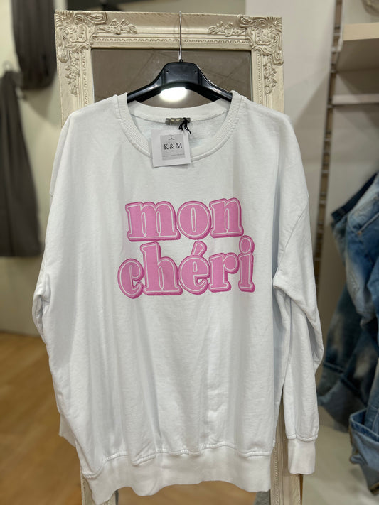 Sudadera Mon Chéri Rosa