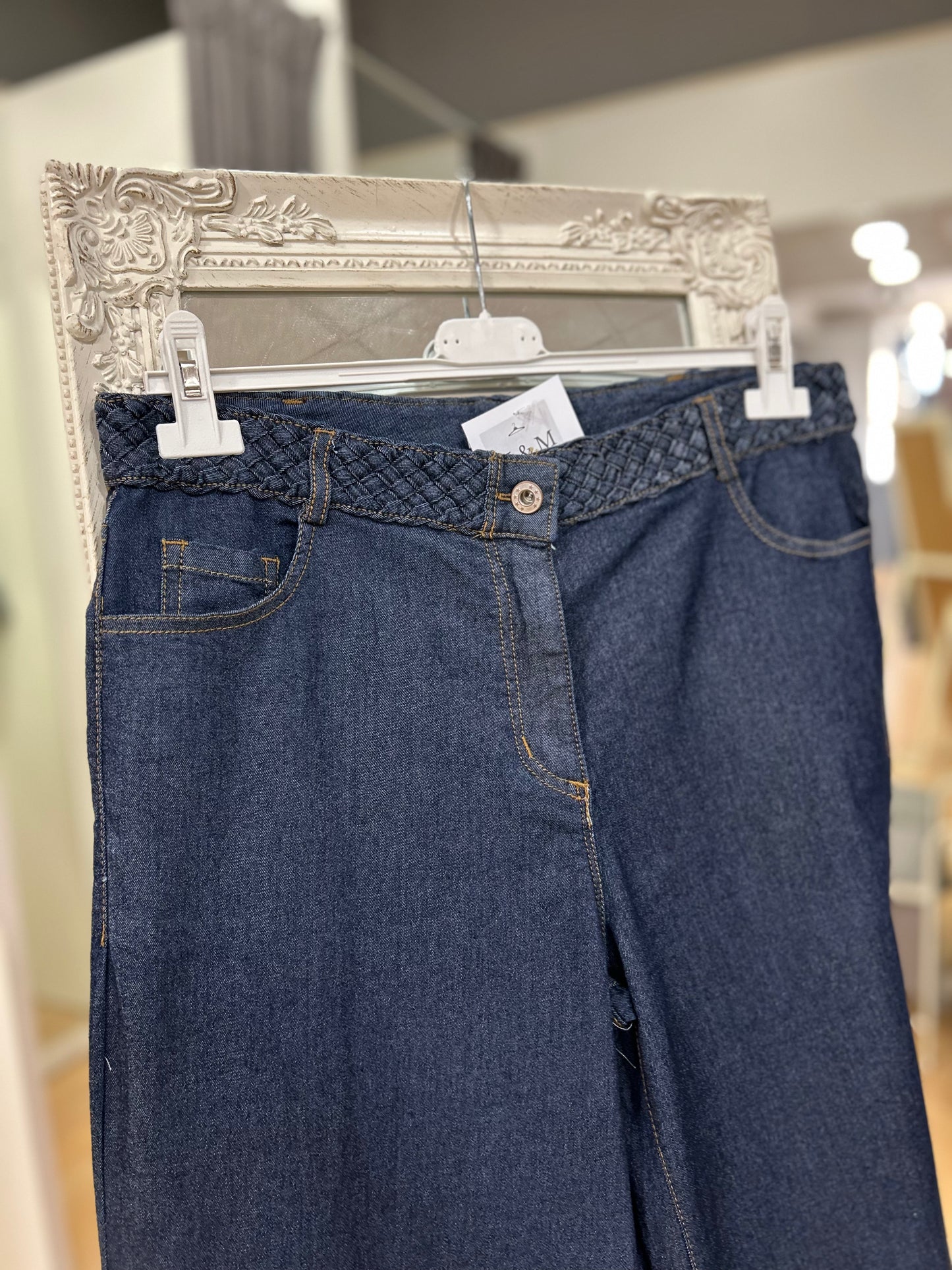 Pantalones tejanos azul marino